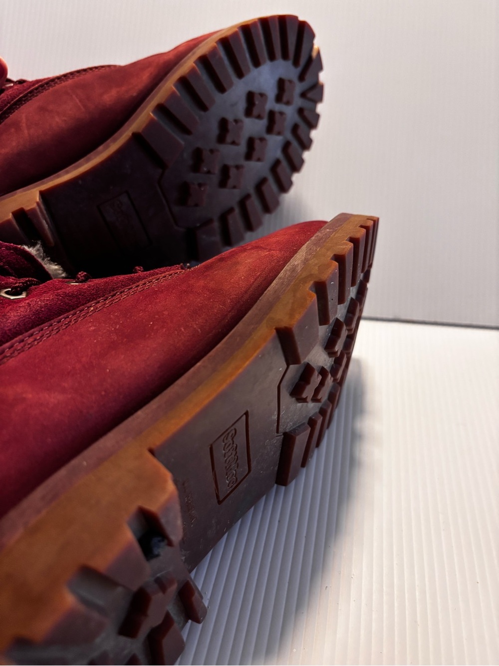 SoftMoc Sierra Waterproof Leather Winter Boots Burgundy 7 - Picture 4 of 8